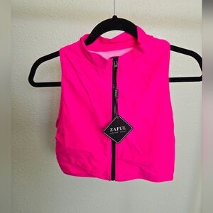 Zaful Neon Pink Bikini Top